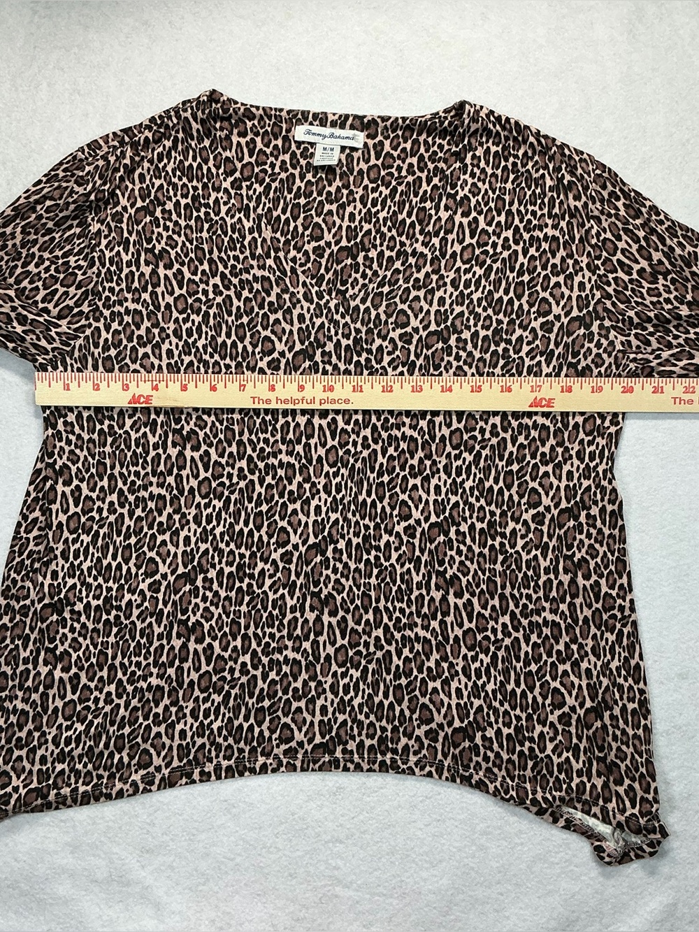 Tommy Bahama Leopard Print Pajama Set Women’s Medium Wide Leg Lounge PJs - Picture 7 of 16